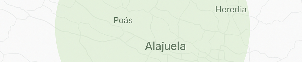 Cobertura Poás y Alajuela Centro